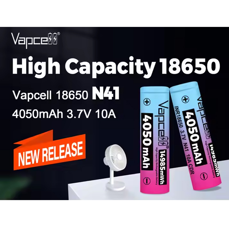 Original Vapcell N41 INR 18650 - đánh giá và giá Vape Battery 18650