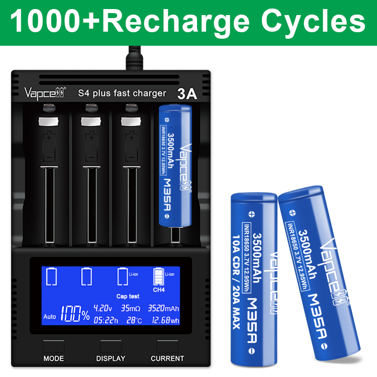 Original Vapcell M35A 18650 M3 - đánh giá và giá Vape Battery 18650