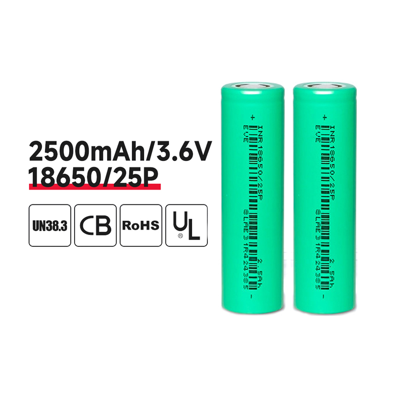 Original EVE 25P INR 18650 Bat - đánh giá và giá Vape Battery 18650