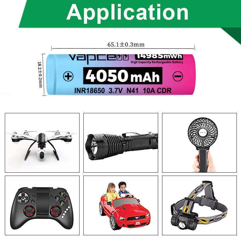 New Rainbow 18650 Battery Vapc - đánh giá và giá Vape Battery 18650